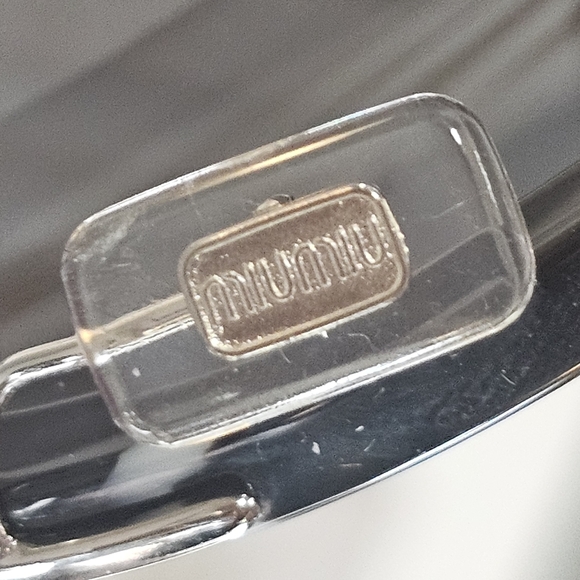 🕶️Miu Miu NWOT SMU 05V Black Havana Aviator Sunglasses 53mm Italy ✨ - Picture 11 of 13